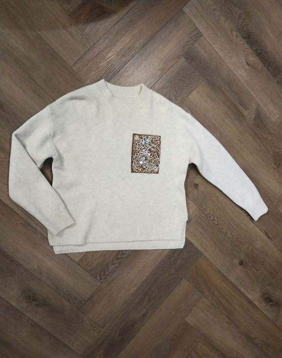 Джемпер с пайетками - фото 8896