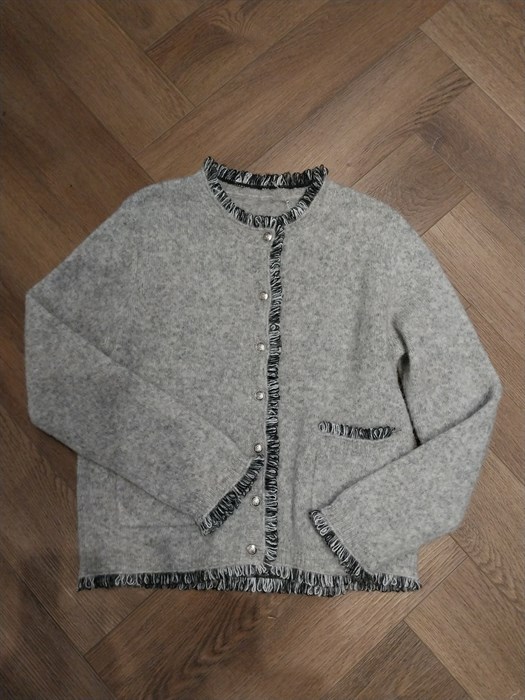 Жакет ( с пуговицами) кашемировый - фото 9058