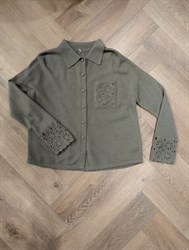 Рубашка с кружевом - фото 8807 Рубашка с кружевом - фото 8807