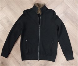 Кофта с натуральным мехом - фото 8956